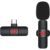 Microfone De Lapela Redragon Athan Preto Sem Fio GM93