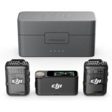 Microfone DJI Mic 2 (2 TX Microfone + 1 RX Receptor + 1 Case de carregamento) BR – DJI116