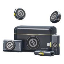 Microfone Hollyland Lark M2 Duo Combo Duplo Para 2 Pessoas Cor Preto