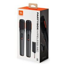 Microfone Jbl Duplo S/ Fio Wireless Jbl Micbr2 Karaokê Party