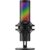 Microfone USB HyperX QuadCast 2 S – com Iluminação RGB, Ideal para Streaming e Podcast, com Controles Integrados, Iluminação LED, Suporte Antichoque Removível, Preto (9A273AA)