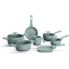 Mimo Style Conjunto de 7 Sartin Cook Aquamint, Compativel com Fogão a Gás