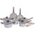 Mimo Style, Conjunto de Panelas com 10 Peças Indução Style Cook Marmol Bambu