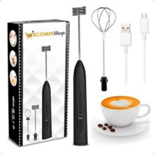 Mini Mixer Elétrico Misturador De Bebidas 2 Em 1