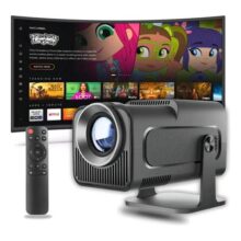 Mini Projetor Android11 Smart Hy320 4k Portátil Tv Smartphone Cor Preto