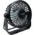 Mini ventilador de mesa, Bright — Preto