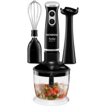 Mixer Turbo 3 em 1, Mondial, Preto, 350W