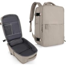 Mochila coowoz de viagem esportiva unissex, bagagem de cabine, aprovada por companhias aéreas, para notebook, B – Marrom, Large