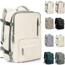Mochila Executiva de Viagem Grande 40L Impermeável com Porta USB, Mochila Compartimento para Notebook, Mochila Feminina/Masculina Reforçada para Trabalho e viagem – VANOVA