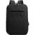 Mochila Executiva Notebook Slim Faculdade Trabalho Viagem Passeio Reforçada com Porta USB 15,6” (Preto)