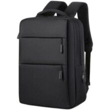 Mochila Executiva Reforçada para Notebook 15.6” Trabalho Faculdade Viagem Escolar Masculina Feminina Bolsa Resistente com Saída USB Moderna e Espaçosa