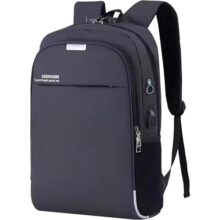 Mochila Executiva Unissex para Notebook até 15.6” – com Entrada USB e Passa-fio para fone – Ideal para Faculdade, Trabalho e Viagens – Antifurto, Resi
