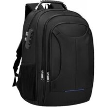 Mochila Masculina Notebook Reforçada Anti Furto Semi Impermeável Escolar Faculdade Trabalho Viagem Resistente Executiva Cabo De Aço Saída Usb Saída Fone De Ouvido