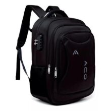 Mochila Notebook Cabo De Aço – Cabo Usb/fone Ouvido Imperm.