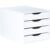 Módulo Easy Box 4 Gavetas, Mdf Branco – Souza & Cia (Ref: 3336)