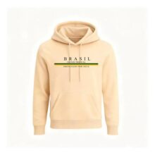 Moletom Brasil Blusa De Frio Canguru Casaco Algodão Premium