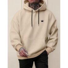 Moletom Masculino Canguru Blusa De Frio Moletom Coroa