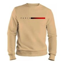 Moletom Masculino Gola Careca Flanelado Paris Suéter Frio