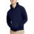 Moletom masculino Hanes Ecosmart de lã com capuz Azul marino XL