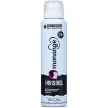 Monange Desodorante Aerossol Antitranspirante Feminino Invisível 150ml