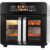 MONDIAL Air Fryer Forno 25L French Door, Preto/Inox, 2200W, 220V – AFDO-25L-FD
