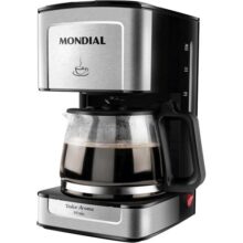MONDIAL Cafeteira Elétrica Dolce Arome, 220V, 550W, Preto/Inox – C-43-20X-SI