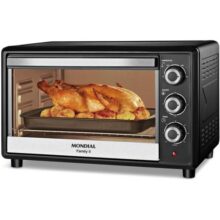 MONDIAL Forno Elétrico 42L Family II, Preto/Inox, 1600W, 220V – FR-42