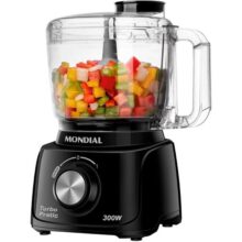 MONDIAL Mini Processador Turbo Pratic, Preto, 300W, 110V – MP-16-B