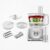 MONDIAL, Multiprocessador Turbo Chef 7 em 1, Branco 1000W, 110V – MPN-01-WE