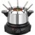 MONDIAL Panela Elétrica de Fondue, Preto/Prata, 1200W, 220V – FD-02