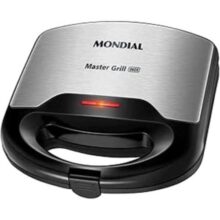 MONDIAL Sanduicheira Master Grill Inox, 110V, Preto, 750W – S-20