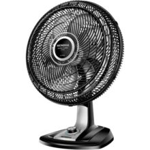 MONDIAL Ventilador 40cm Super Turbo 8 Pás, Preto/Prata, 140W, 220V – VTX-40-8P