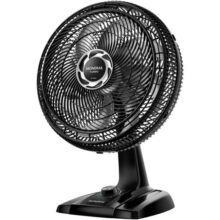 MONDIAL Ventilador de Mesa 40cm Turbo, Preto/Prata, 140W, 110V – NVT-40-8P-B