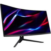 Monitor Acer Nitro ED343CUR J0BMIIPPX 34C, 34” Tela Curva, QuadHD 120Hz 1ms LED VA Tecnologia Acer Vision Care, AMD FreeSync DisplayPort(1.4) saída de áudio