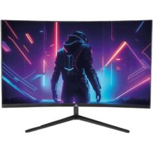 Monitor Concórdia Gamer Curvo C315Q 31,5”,2K, WQHD, 165hz, 1ms, 2 HDMI, DP, Ajuste de Altura e Rotação