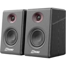 Monitor de Áudio Ssound SS-004 80W RMS Bluetooth/Optical/USB/RCA-Preto