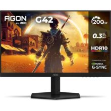 Monitor Gamer AOC AGON G42 24″ 200Hz 0,3ms IPS HDR10 NVIDIA G-Sync 24G42HE