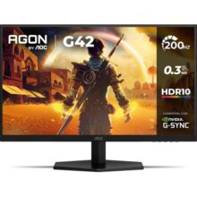 Monitor Gamer AOC AGON G42 27″ 200Hz 0,3ms IPS HDR10 NVIDIA G-Sync 27G42HE