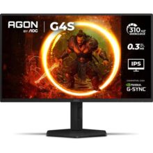 Monitor Gamer Aoc Agon G4s 25″ 310hz 0.3ms Hdr10 Ips Base Ajustável 25g4s/p