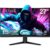 Monitor Gamer Curvo 27 Polegadas Z-edge, FHD 1080P, 300 Hz, 280 Hz e 240 Hz, Monitor Pc 1500R, MPRT De 1 Ms, 2 Portas DP 1.4 e 2 Portas HDMI 2.0, Ajuste De Inclinação, Suporte VESA, Sem Bordas