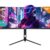 Monitor Gamer Curvo 30” Ultrawide 200hz 1ms 2560×1080 Haiz Inteligente Adaptative Sync HDMI/DP HZ-30