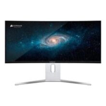 Monitor Gamer Curvo Corsair Xeneon 34″ QD OLED, 240Hz, WQHD, 0.03ms, DisplayPort e HDMI, HDR, G-Sync e FreeSync, Branco – CM-9030005-NA