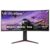 Monitor Gamer Curvo LG UltraGear LG 34″ UltraWide 160Hz WQHD 1ms DisplayPort e HDMI AMD FreeSync Premium HDR10 9