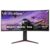 Monitor Gamer Curvo LG UltraGear LG 34″ UltraWide 160Hz WQHD 1ms DisplayPort e HDMI AMD FreeSync Premium HDR10 99%