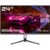 Monitor Gamer HQ Ultra 24” IPS 200Hz, 1ms, Full HD, FreeSync, HDMI + DisplayPort, Frameless HQ24IP200