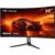 Monitor Gamer HQ Ultra 32″ Curvo 1ms, 180Hz, Quad HD (QHD)