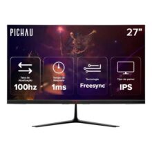 Monitor Gamer Pichau Athen V3 27 Pol Ips Fhd 1ms 100hz Cor Preto