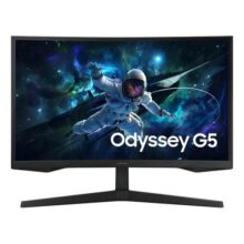Monitor Gamer Samsung Odyssey G5, 27 , Qhd, 165hz Cor Preto