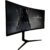Monitor Gamer Ultrawide 34 Polegadas 165Hz 1ms Resolução WQHD Preto HDMIDP – Design Ergonômico