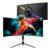 Monitor Gamer Ultrawide Curvo Safe Gamer 30” Polegadas Wfhd 200hz 1ms Com Ajuste De Altura Hdmi Dp Va Adaptive-sync Preto – Mu030